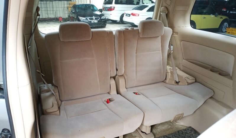 2012 Toyota VELLFIRE 2.4 Z DBA ANH20 (A) P/DOOR -TY full