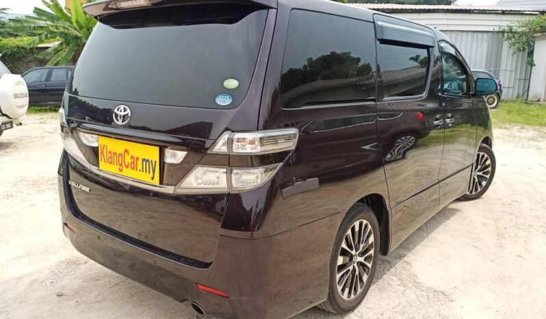 2012 Toyota VELLFIRE 2.4 Z (A) 2 POWER DOOR -TY full